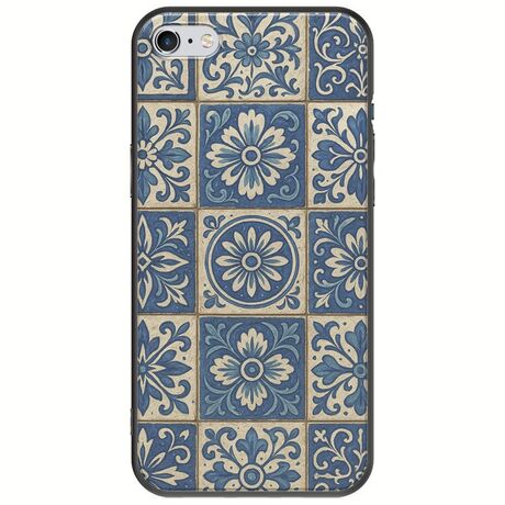Aegean Mosaic iPhone 6/6s Black TPU (Μαύρη Σιλικόνη)