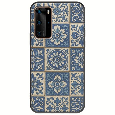 Aegean Mosaic Huawei P40 Pro Black TPU (Μαύρη Σιλικόνη)