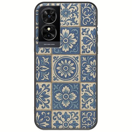 Aegean Mosaic TCL 50 SE Black TPU (Μαύρη Σιλικόνη)