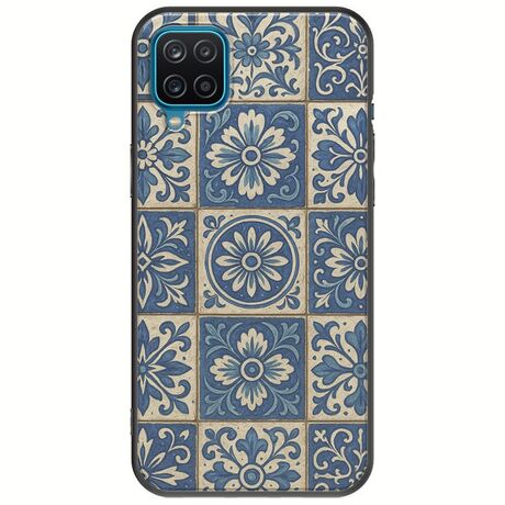 Aegean Mosaic Samsung Galaxy A12 Black TPU (Μαύρη Σιλικόνη)