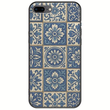 Aegean Mosaic iPhone 7 Plus Black TPU (Μαύρη Σιλικόνη)