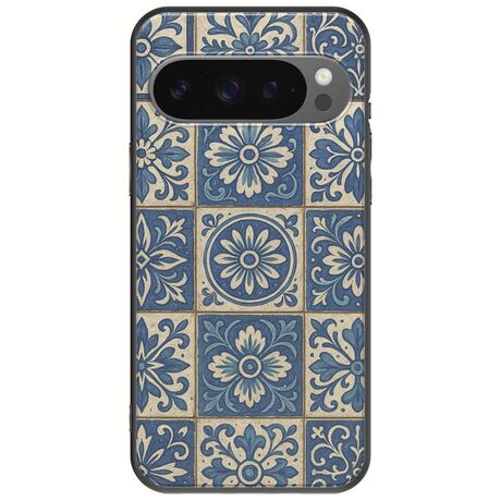 Aegean Mosaic Google Pixel 9 Pro XL 5G Black TPU (Μαύρη Σιλικόνη)