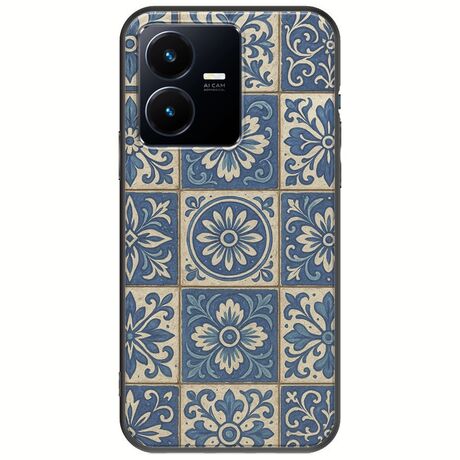 Aegean Mosaic Vivo Y22s Black TPU (Μαύρη Σιλικόνη)