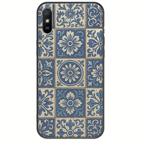 Aegean Mosaic Xiaomi Redmi 9A Black TPU (Μαύρη Σιλικόνη)