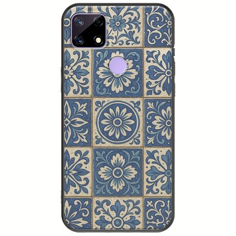 Aegean Mosaic Realme C21 Black TPU (Μαύρη Σιλικόνη)