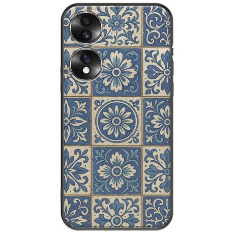 Aegean Mosaic Honor 70 5G Black TPU (Μαύρη Σιλικόνη)