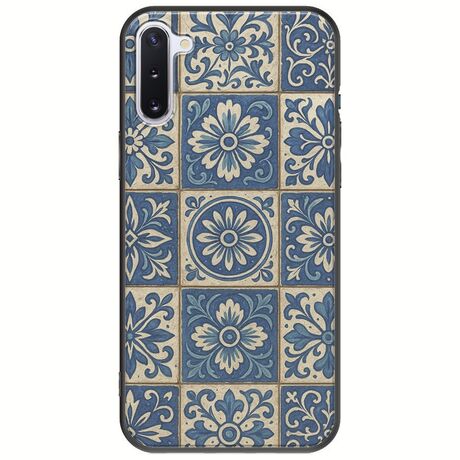 Aegean Mosaic Samsung Galaxy Note 10 Black TPU (Μαύρη Σιλικόνη)