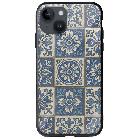 Aegean Mosaic iPhone 15 Plus Groove TPU (Tempered Glass και TPU)