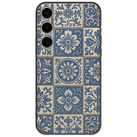 Aegean Mosaic Samsung Galaxy A35 5G Black TPU (Μαύρη Σιλικόνη)