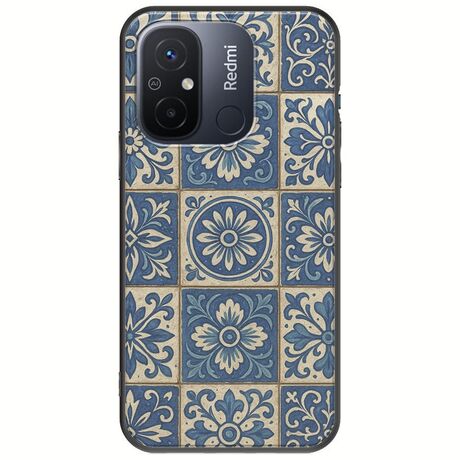 Aegean Mosaic Xiaomi Redmi 12C Black TPU (Μαύρη Σιλικόνη)