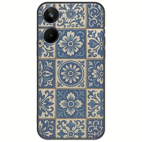 Aegean Mosaic Realme 10 4G Black TPU (Μαύρη Σιλικόνη)