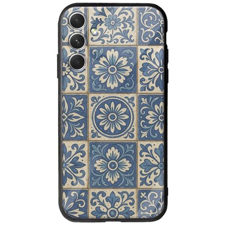 Aegean Mosaic Samsung Galaxy A34 5G Groove TPU (Tempered Glass και TPU)