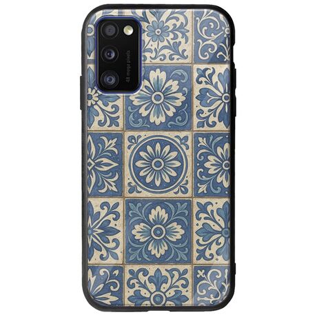 Aegean Mosaic Samsung Galaxy A41 Groove TPU (Tempered Glass και TPU)