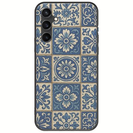 Aegean Mosaic Samsung Galaxy S23 FE 5G Black TPU (Μαύρη Σιλικόνη)