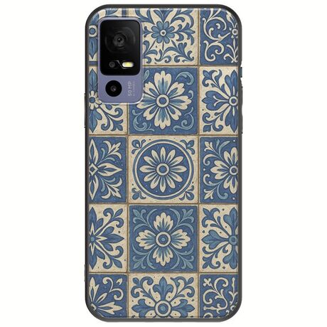 Aegean Mosaic TCL 40R 5G Black TPU (Μαύρη Σιλικόνη)