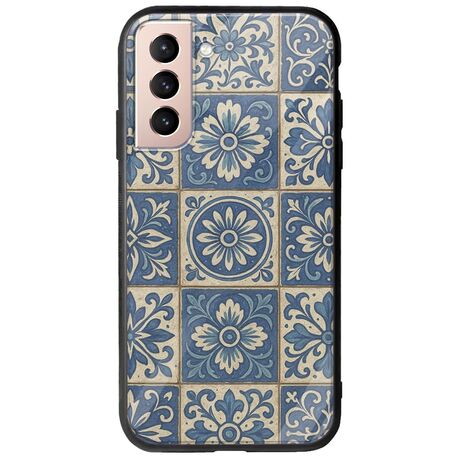 Aegean Mosaic Samsung Galaxy S21 FE 5G Groove TPU (Tempered Glass και TPU)