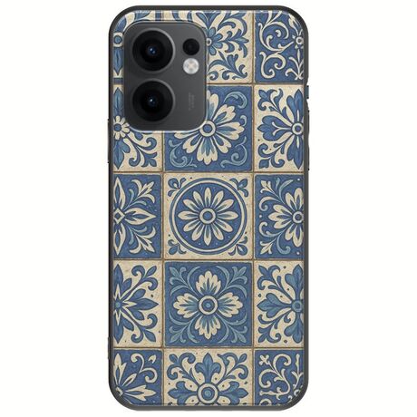 Aegean Mosaic Oppo Reno 13 F 5G Black TPU (Μαύρη Σιλικόνη)