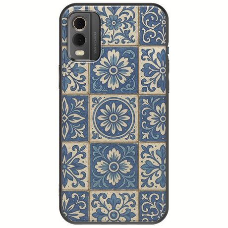 Aegean Mosaic Nokia C32 Black TPU (Μαύρη Σιλικόνη)