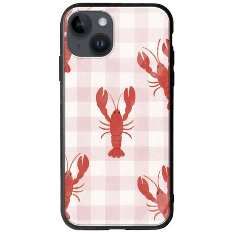 Lobster Picnic iPhone 15 Plus Groove TPU (Tempered Glass και TPU)