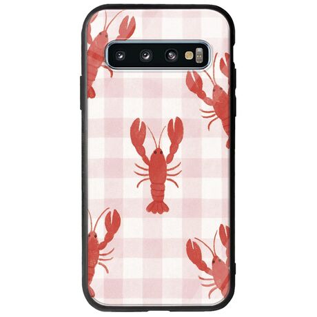 Lobster Picnic Samsung Galaxy S10 Groove TPU (Tempered Glass και TPU)
