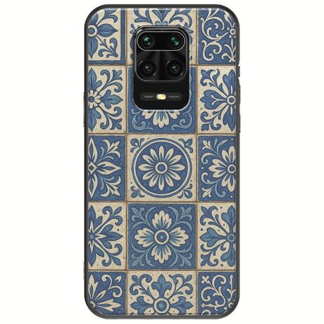Aegean Mosaic Xiaomi Redmi Note 9S / 9 Pro / 9 Pro Max Black TPU (Μαύρη Σιλικόνη)