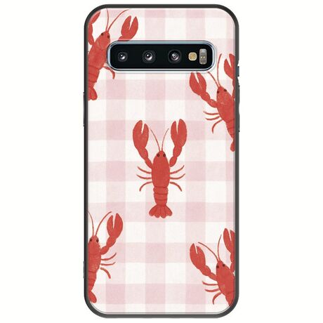 Lobster Picnic Samsung Galaxy S10 Plus Black TPU (Μαύρη Σιλικόνη)