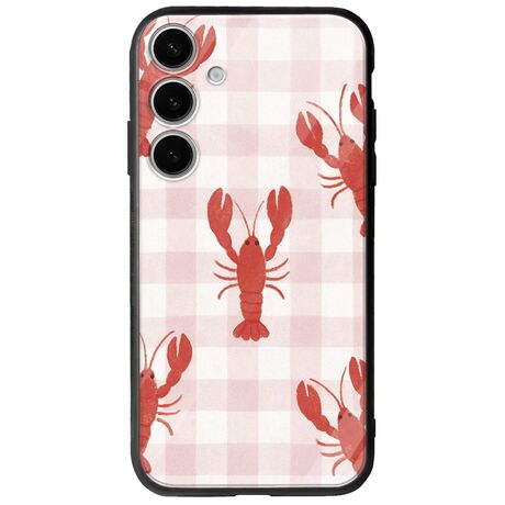Lobster Picnic Samsung Galaxy S25 5G Groove TPU (Tempered Glass και TPU)