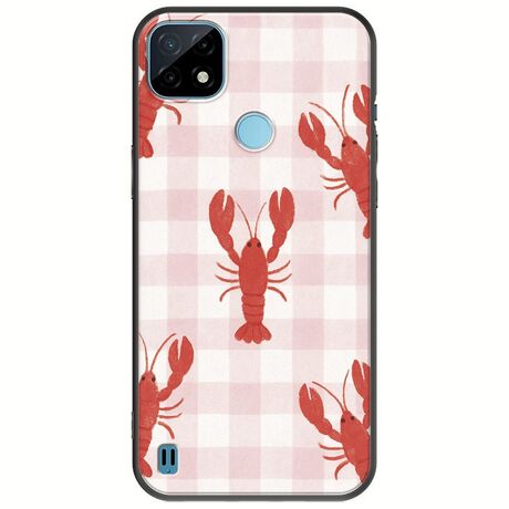 Lobster Picnic Realme C21Y / Realme C25Y Black TPU (Μαύρη Σιλικόνη)