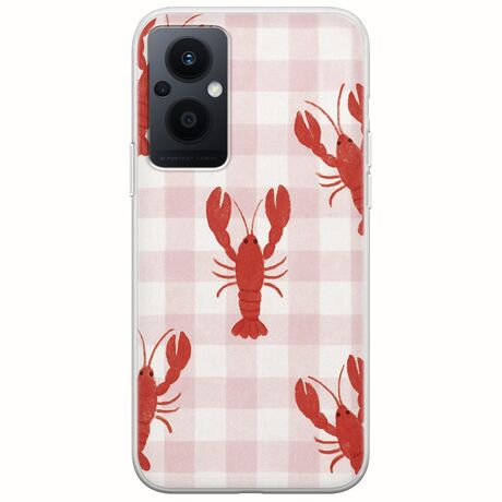 Lobster Picnic Oppo Reno 8 Lite Flexible TPU (Διάφανη Σιλικόνη)