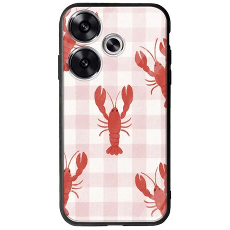 Lobster Picnic Xiaomi Poco F6 5G Groove TPU (Tempered Glass και TPU)