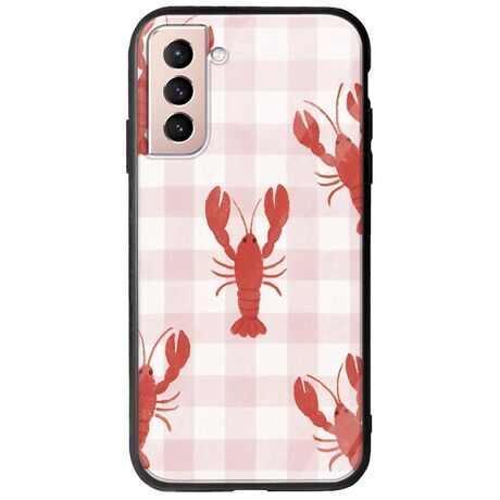 Lobster Picnic Samsung Galaxy S21 Groove TPU (Tempered Glass και TPU)