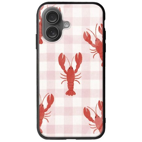 Lobster Picnic iPhone 16 Plus Groove TPU (Tempered Glass και TPU)