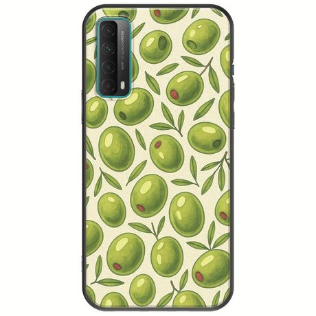 Olive Vibes Huawei P Smart 2021 Black TPU (Μαύρη Σιλικόνη)