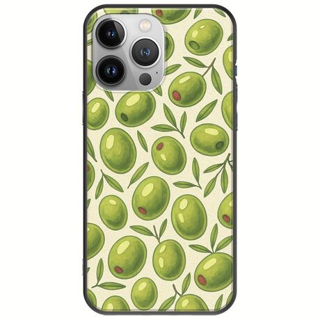 Olive Vibes iPhone 13 Pro Max Black TPU (Μαύρη Σιλικόνη)