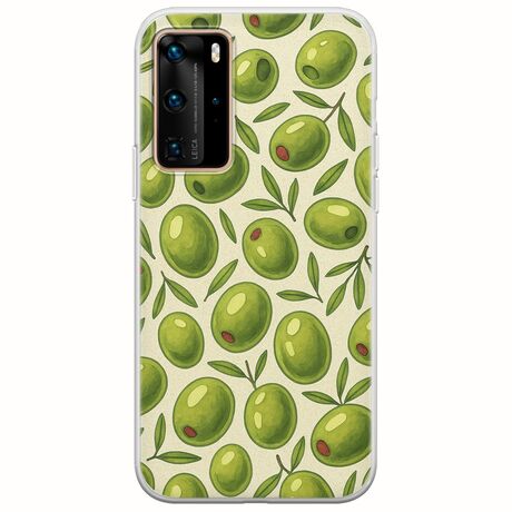 Olive Vibes Huawei P40 Pro Flexible TPU (Διάφανη Σιλικόνη)
