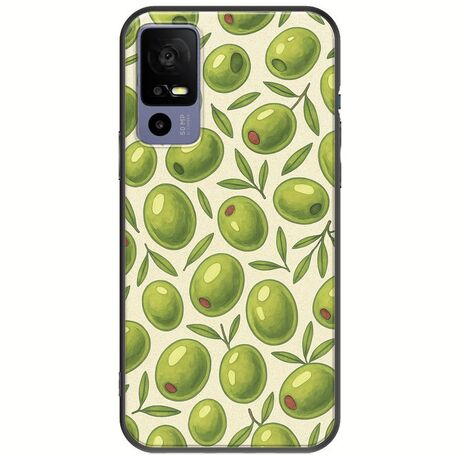 Olive Vibes TCL 40R 5G Black TPU (Μαύρη Σιλικόνη)