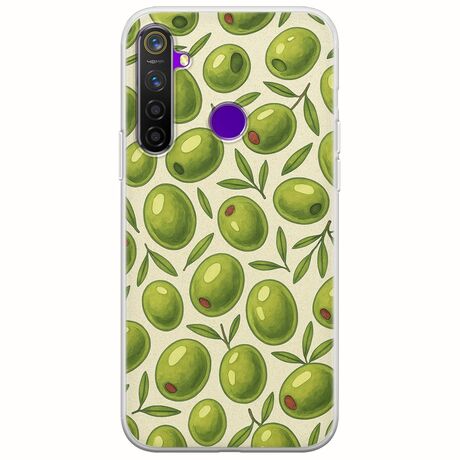 Olive Vibes Realme 5 Pro Flexible TPU (Διάφανη Σιλικόνη)