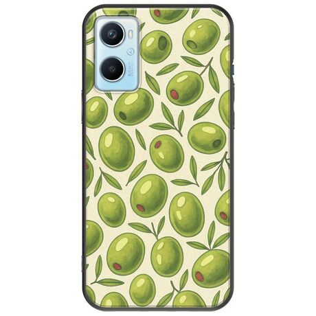 Olive Vibes Oppo A96 4G Black TPU (Μαύρη Σιλικόνη)