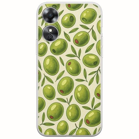 Olive Vibes Oppo A17 Flexible TPU (Διάφανη Σιλικόνη)