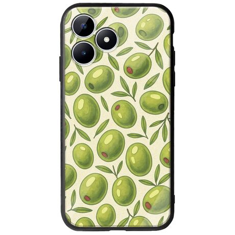 Olive Vibes Realme Note 50 Groove TPU (Tempered Glass και TPU)
