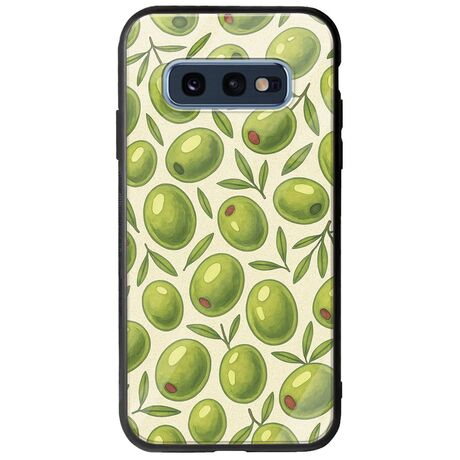 Olive Vibes Samsung Galaxy S10e Groove TPU (Tempered Glass και TPU)