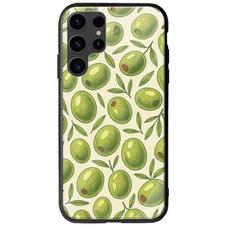 Olive Vibes Samsung Galaxy S23 Ultra 5G Groove TPU (Tempered Glass και TPU)