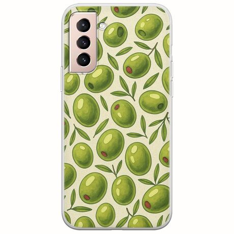 Olive Vibes Samsung Galaxy S21 Flexible TPU (Διάφανη Σιλικόνη)