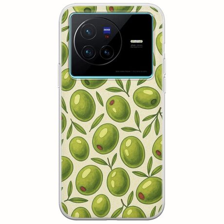 Olive Vibes Vivo X80 Flexible TPU (Διάφανη Σιλικόνη)