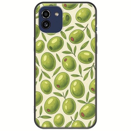 Olive Vibes Samsung Galaxy A03 Black TPU (Μαύρη Σιλικόνη)