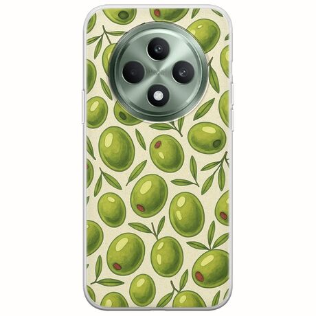Olive Vibes Oppo Reno 12 FS 5G  Flexible TPU (Διάφανη Σιλικόνη)