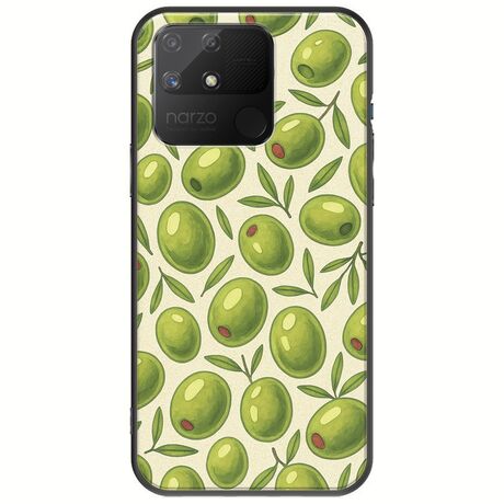 Olive Vibes Realme Narzo 50A Black TPU (Μαύρη Σιλικόνη)