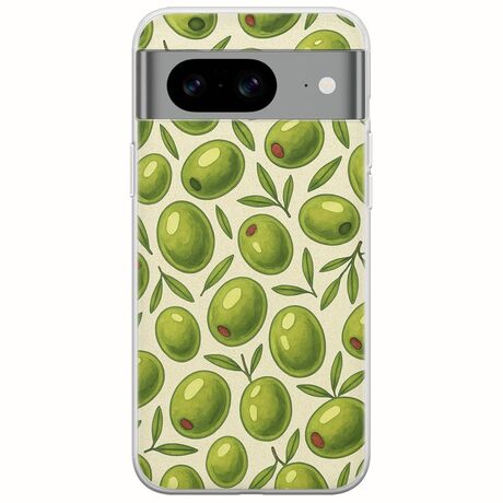 Olive Vibes Google Pixel 8 5G Flexible TPU (Διάφανη Σιλικόνη)