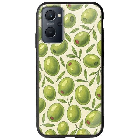 Olive Vibes Realme 9i Groove TPU (Tempered Glass και TPU)