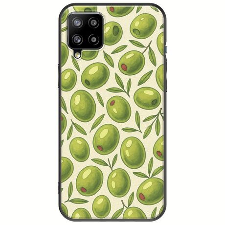 Olive Vibes Samsung Galaxy A22 4G Black TPU (Μαύρη Σιλικόνη)